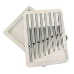 Cometek C256 to C512 Steel Tuning Fork Set of 8 pieces for Demonstrating Sound Waves Thermocol Case