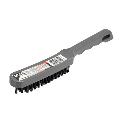 Yato 5 Rows Plastic Handle Steel Wire Brush (YT-6355)