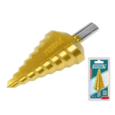 Total 10-45 mm HSS Step Drill Bit (TAC75104501)