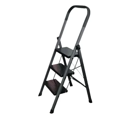 Blueboy 3 Steps Mild Steel 150 Kg Load Capacity Unbreackable Step Ladder 