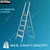 TOTAL 5 Step Household Aluminum Ladder With 150 Kg Load Capacity (THLAD06051) 