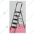 Blueboy 5 Steps Mild Steel 150 Kg Load Capacity Unbreackable Step Ladder 