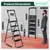 Blueboy 5 Steps Mild Steel 150 Kg Load Capacity Unbreackable Step Ladder With Tools Tray 