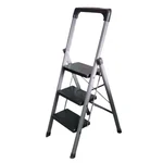 Blueboy 3 Steps Mild Steel 150 Kg Load Capacity Unbreackable Step Ladder With Tools Tray