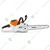 Stihl MSA 200 Cordless, Battery Chainsaw with 14 inch Guide Bar without Battery and Charger