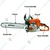 Stihl MS-250, 45.4-cc Powerful Petrol Chainsaw with 20 inch Guide Bar