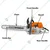 Stihl MS-462 Powerful 72.2-cc Petrol Chainsaw with 30 inch Guide Bar