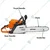 Stihl MS 210, 35.2-cc Chainsaw with 16 inch Guide Bar