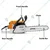 Stihl MS 260, 50.2-cc Chainsaw with 18 inch Guide Bar