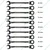 Stanley 36 pcs 1/2 Inch Head Ratchet Set Metric (STMT45507)