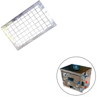 MS Tray For Heavy Duty 23 x 18 Inches Gas Operated Stone Based Pizza Oven, 4 Pizza (Pack of 2)