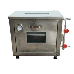 Heavy Duty Indian 10 x 16 Inch Gas Operated Stone Base Pizza Oven, 4 Pizza