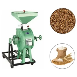 Commercial 10" Stone Type Vertical Flour Mill/Atta Chakki 18 kg/hr, Without Motor 