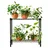 STORACK 10 x 24 x 24 inch Multipurpose Plant Stand For Indoor/Outdoor Garden With Wheel, Adjustable Knob With Shelf Liner