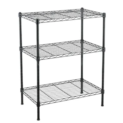STORACK 14 x 24 x 32 inch 3 Shelves Boltless Adjustable Multi Purpose Storage for Kitchen Office and Garage