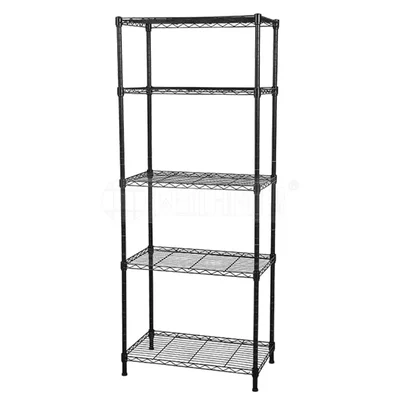 STORACK 17 x 27 x 66 inch 5 Shelves Adjustable Storage Unit With Steel Organizer Wire Rack
