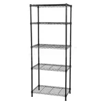 STORACK 17 x 27 x 66 inch 5 Shelves Adjustable Storage Unit With Steel Organizer Wire Rack
