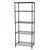STORACK 17 x 27 x 66 inch 5 Shelves Adjustable Storage Unit With Steel Organizer Wire Rack