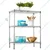 STORACK 24 x 14 x 30 inch 3 Shelves Heights Adjustable Boltless Wire Shelving Racks For Kitchen, Office, and Garage