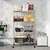 STORACK 24 x 14 x 48 inch 4 Shelves Heights Adjustable Wire Metal Rack, For Home, Kitchen, Office, And Garage