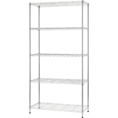 STORACK 24 x 14 x 72 inch 5 Shelves Heights Adjustable Wire Shelving Rack, For Home, Kitchen, Office, Garage
