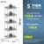 STORACK 24 x 14 x 72 inch 5 Shelves Heights Adjustable Wire Shelving Rack, For Home, Kitchen, Office, Garage