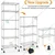 STORACK 24 x 14 x 72 inch 6 Shelves Heights Adjustable Wire Shelving Rack, Multipurpose Storage for Home, Kitchen, Office, Garage