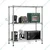 STORACK 27 x 17 x 30 inch 3 Shelves Boltless Heights Adjustable Wire Shelving Storage Organizer