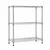 STORACK 27 x 17 x 30 inch 3 Shelves Boltless Heights Adjustable Wire Shelving Storage Organizer