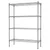 STORACK 27 x 17 x 54 inch 4 Shelves Heights Adjustable Wire Shelving Storage Organizer