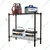 STORACK 24 x 10 x 24 inch 2 Shelves Height Adjustavle Movable Foldable Boltless Inverter Battery Stand