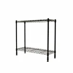 STORACK 24 x 10 x 24 inch 2 Shelves Height Adjustavle Movable Foldable Boltless Inverter Battery Stand