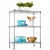 STORACK 30 x 14 x 30 inch 3 Shelves Heights Adjustable Wire Shelving Rack, For Home, Kitchen, Office, Garage