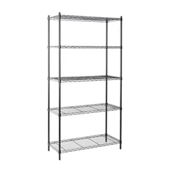 Storack 30 x 14 x 60 inch Height Adjustable 5 Shelf Boltless Multipurpose Rack For Indoor/Outdoor Use