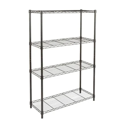 STORACK 30 x 14 x 60 inch Height Adjustable 4 Shelf Boltless Multipurpose Rack For Indoor/Outdoor Use