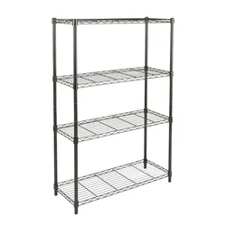 Storack 30 x 14 x 60 inch Height Adjustable 4 Shelf Boltless Multipurpose Rack For Indoor/Outdoor Use