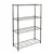 STORACK 30 x 14 x 60 inch Height Adjustable 4 Shelf Boltless Multipurpose Rack For Indoor/Outdoor Use