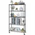 STORACK 30 x 14 x 60 inch 5 Shelves Height Adjustable Kitchen Organiser Rack Free Standing