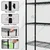 STORACK 30 x 14 x 60 inch 5 Shelves Height Adjustable Kitchen Organiser Rack Free Standing