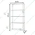 STORACK 30 x 14 x 60 inch 5 Shelves Heights Adjustable Boltless Wire Shelvig Rack For Home, Kitchen, Office, and Garage