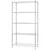 STORACK 30 x 14 x 72 inch 5 Shelves Heights Adjustable Boltless Wire Shelvig Metal Rack