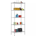 STORACK 30 x 14 x 72 inch 6 Shelves Heights Adjustable Wire Shelving Rack, For Home, Kitchen, Office, Garage