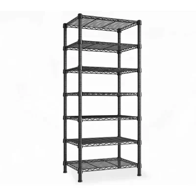 STORACK 35 x 76 x 185 cm 7 Shelf Height Adjustable Foldable Boltless Rack For Indoor/Outdoor Use