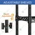 STORACK 35 x 76 x 185 cm 7 Shelf Height Adjustable Foldable Boltless Rack For Indoor/Outdoor Use