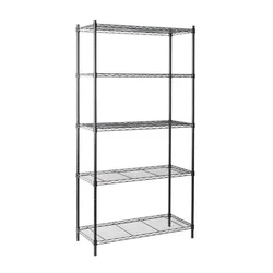 Storack 30 x 14 x 72 inch 5 Shelves Adjustable Multipurpose Foldable Boltless Rack