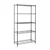 STORACK  30 x 14 x 72 inch 5 Shelves Adjustable Multipurpose Foldable Boltless Rack