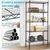 STORACK  30 x 14 x 72 inch 5 Shelves Adjustable Multipurpose Foldable Boltless Rack