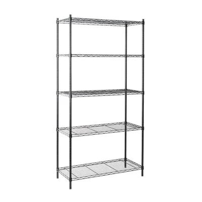 STORACK 30 x 14 x 60 inch 5 Shelves Height Adjustable Foldable Boltless Rack For Indoor/Outdoor Use