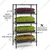 STORACK 30 x 14 x 60 inch 5 Shelves Height Adjustable Foldable Boltless Rack For Indoor/Outdoor Use
