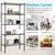 STORACK 62 x 30 x 14 inch 5 Shelves Height Adjustable Steel Boltless Foldable Utility Display Rack